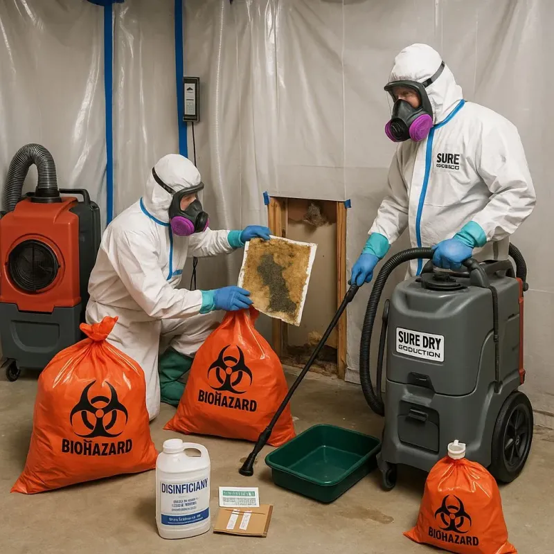 Contaminated Water Handling Protocols process in Pomeroy, OH
